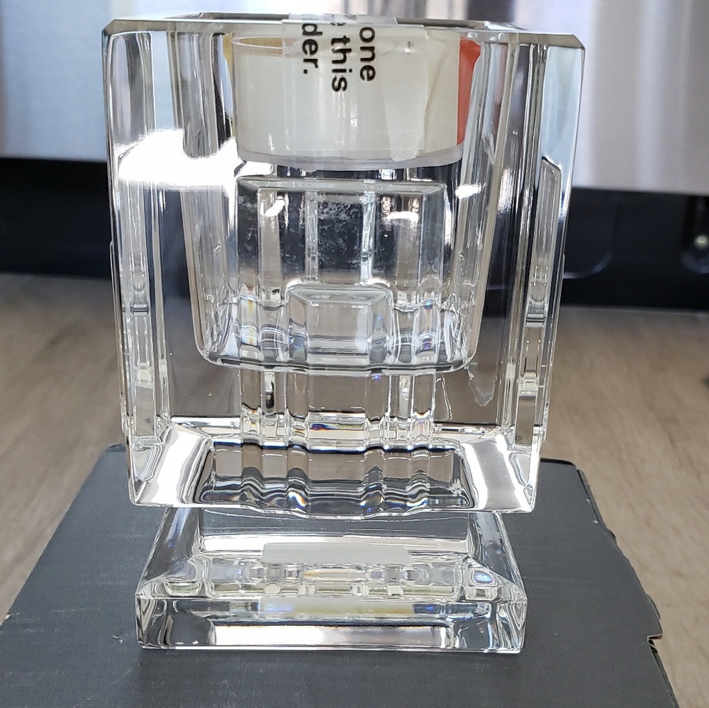 NIB Waterford Votive Candle holder, set. SOLID